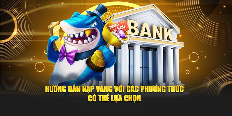 Hướng dẫn nạp vàng với các phương thức có thể lựa chọn