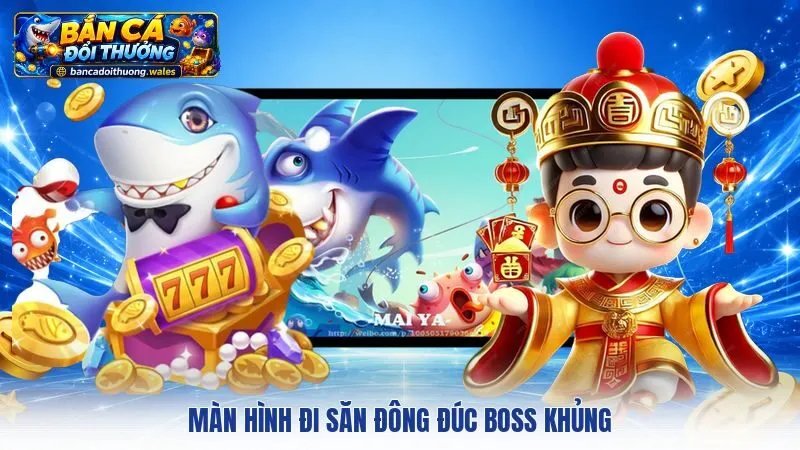 Màn hình đi săn đông đúc boss khủng